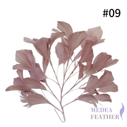 30cm Goose Feather Tree Mount for Millinery Hat Making - DS240901 - #09 wood rose