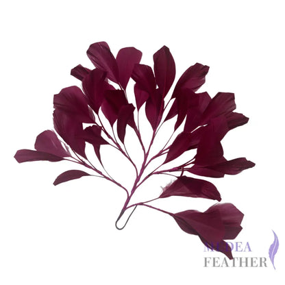 30cm Goose Feather Tree Mount for Millinery Hat Making - DS240901 - #102 magenta haze