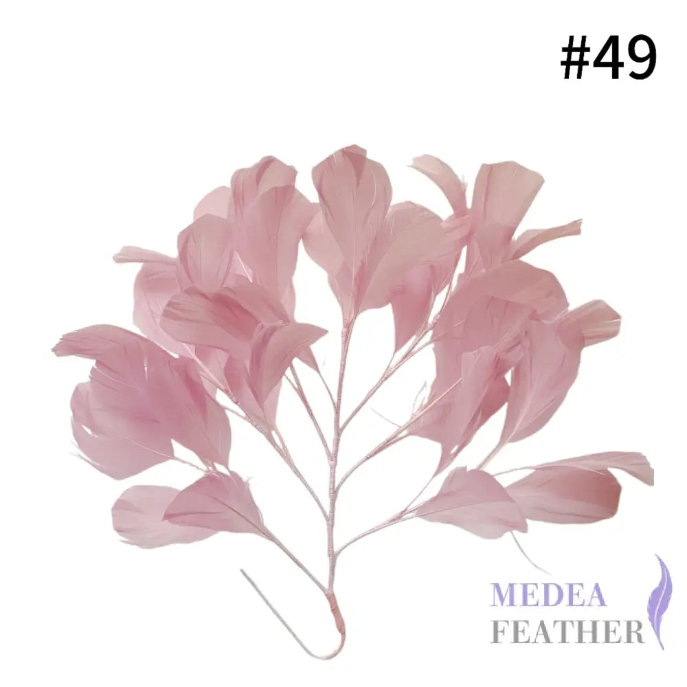 30cm Goose Feather Tree Mount for Millinery Hat Making - DS240901 - #49 pink mist