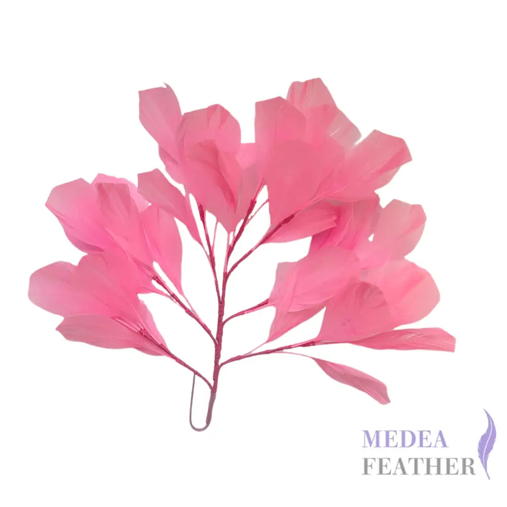 30cm Goose Feather Tree Mount for Millinery Hat Making - DS240901 - #51 pink