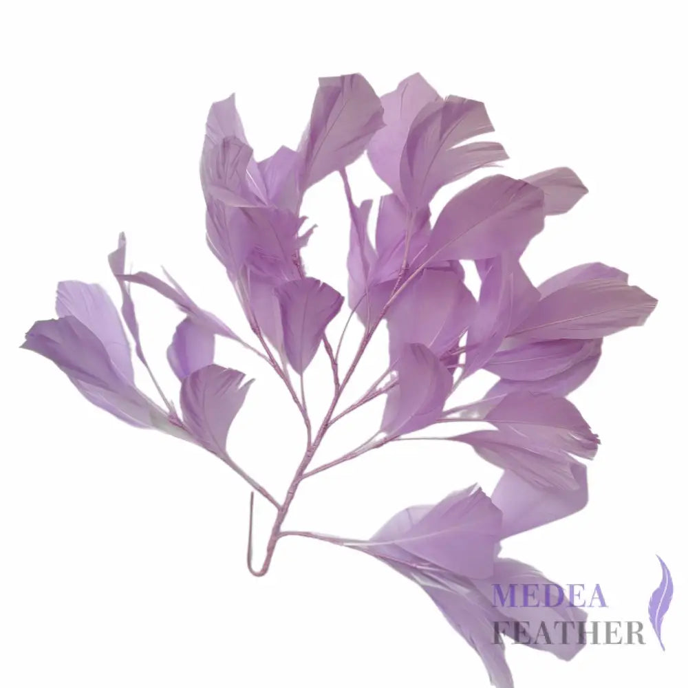 30cm Goose Feather Tree Mount for Millinery Hat Making - DS240901 - #53 lilac