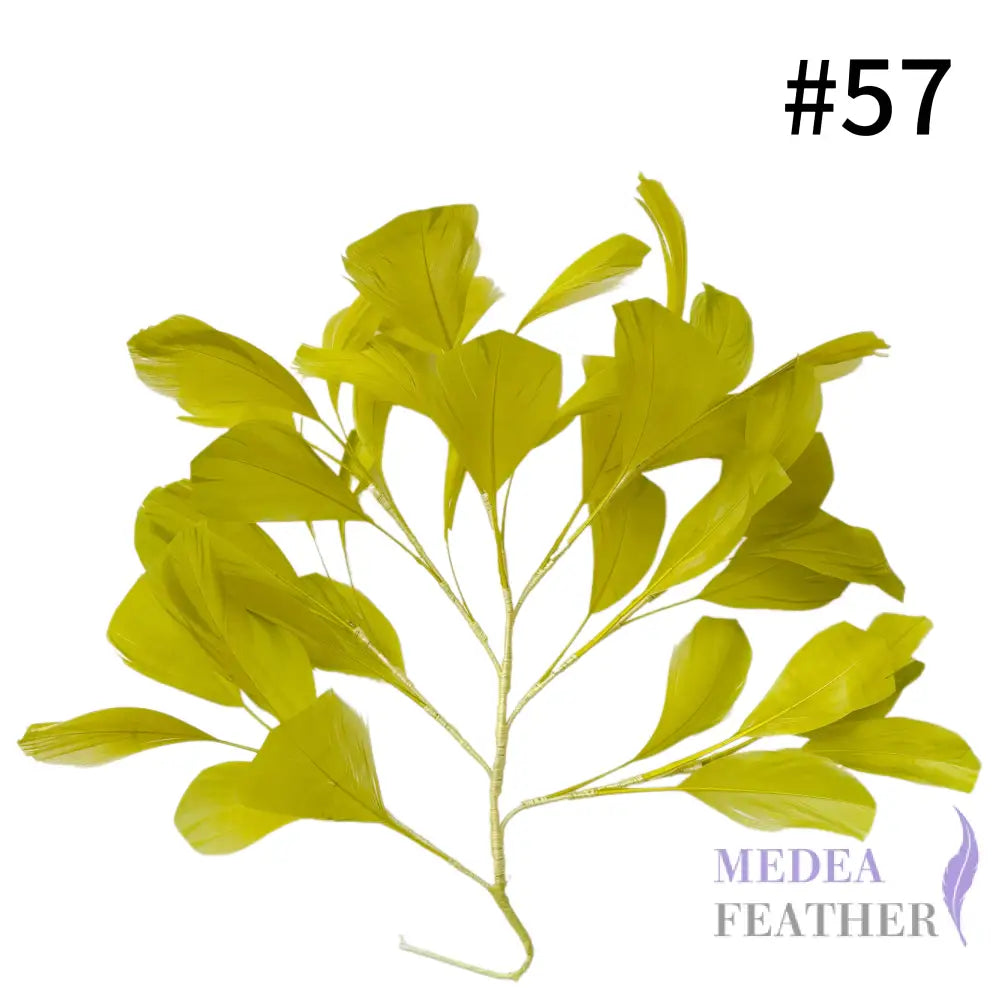 30cm Goose Feather Tree Mount for Millinery Hat Making - DS240901 - #57 cress green