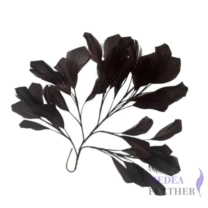 30cm Goose Feather Tree Mount for Millinery Hat Making - DS240901 - #64 slate black