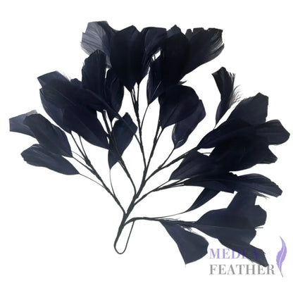 30cm Goose Feather Tree Mount for Millinery Hat Making - DS240901 - #65 navy
