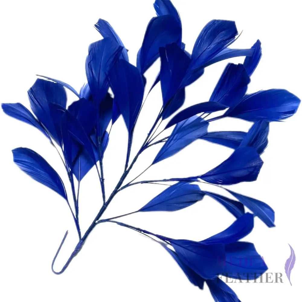 30cm Goose Feather Tree Mount #67 royal blue