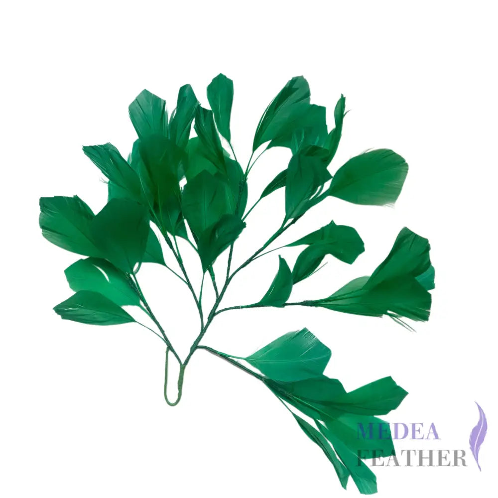 30cm Goose Feather Tree Mount for Millinery Hat Making - DS240901 - #70 bright green