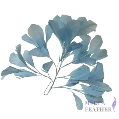 30cm Goose Feather Tree Mount for Millinery Hat Making - DS240901 - #80 baby blue