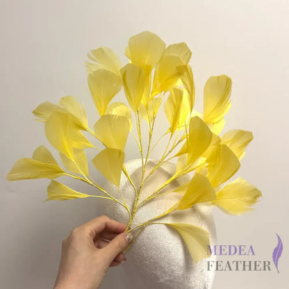 30cm Goose Feather Tree Mount for Millinery Hat Making - DS240901