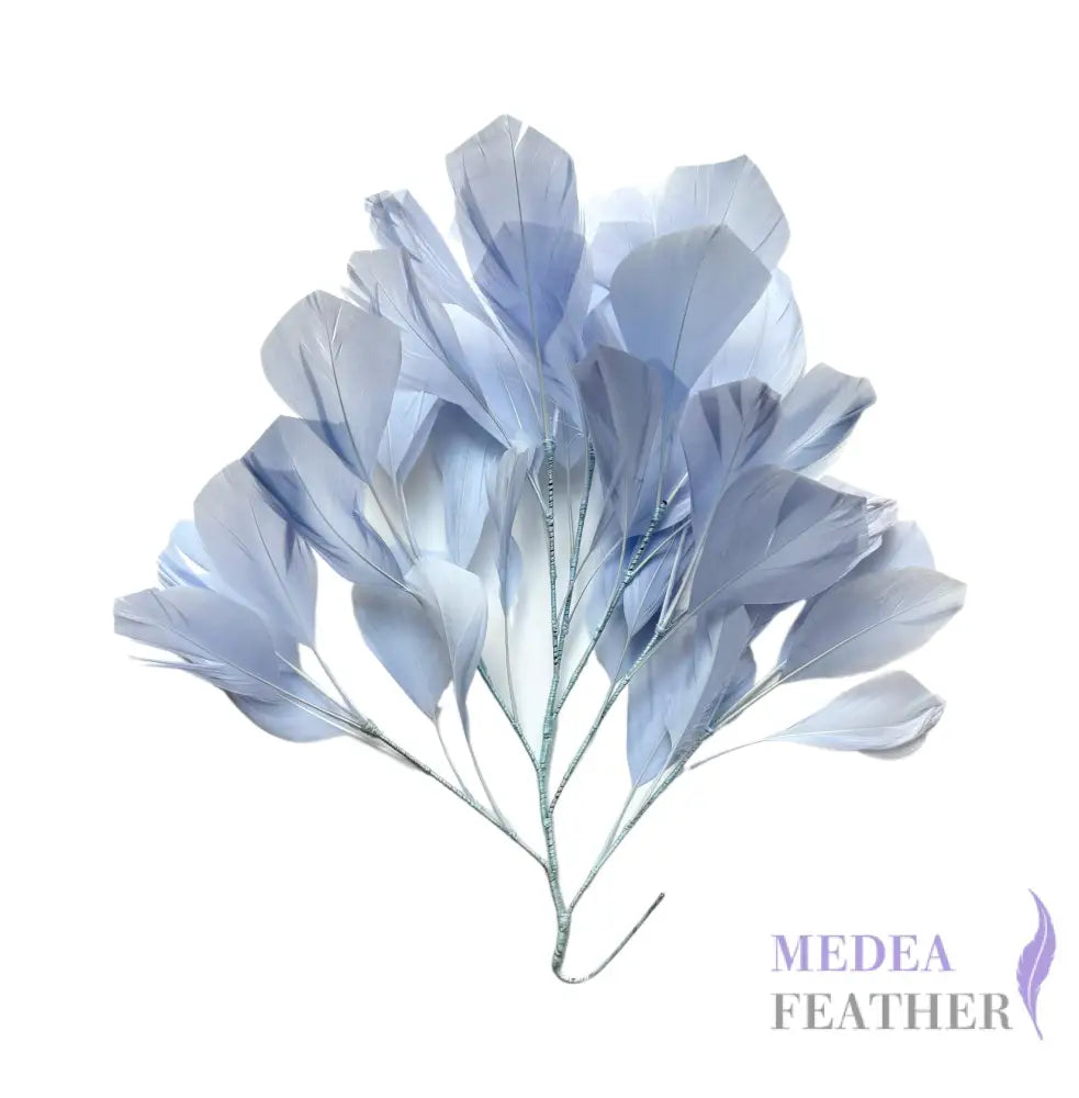 30cm Goose Feather Tree Mount for Millinery Hat Making - DS240901 - limited-powder blue