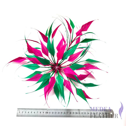 30cm Large Size Arrow Shape Feather Flower Set
