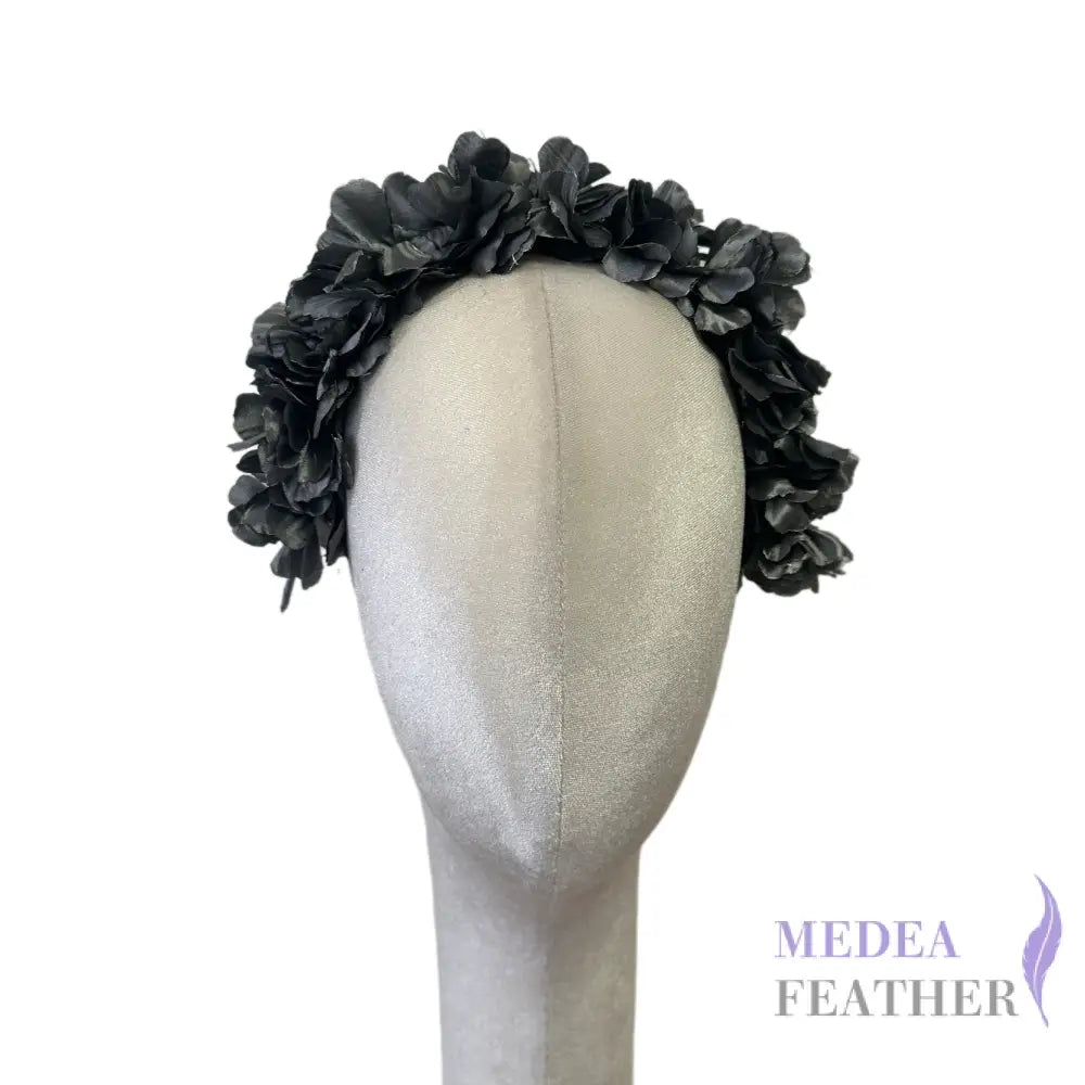 32cm Long Polyester Flower Mount For Headband SF09