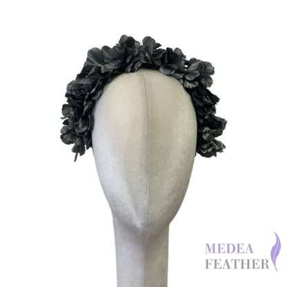 32cm Long Polyester Flower Mount For Headband SF09