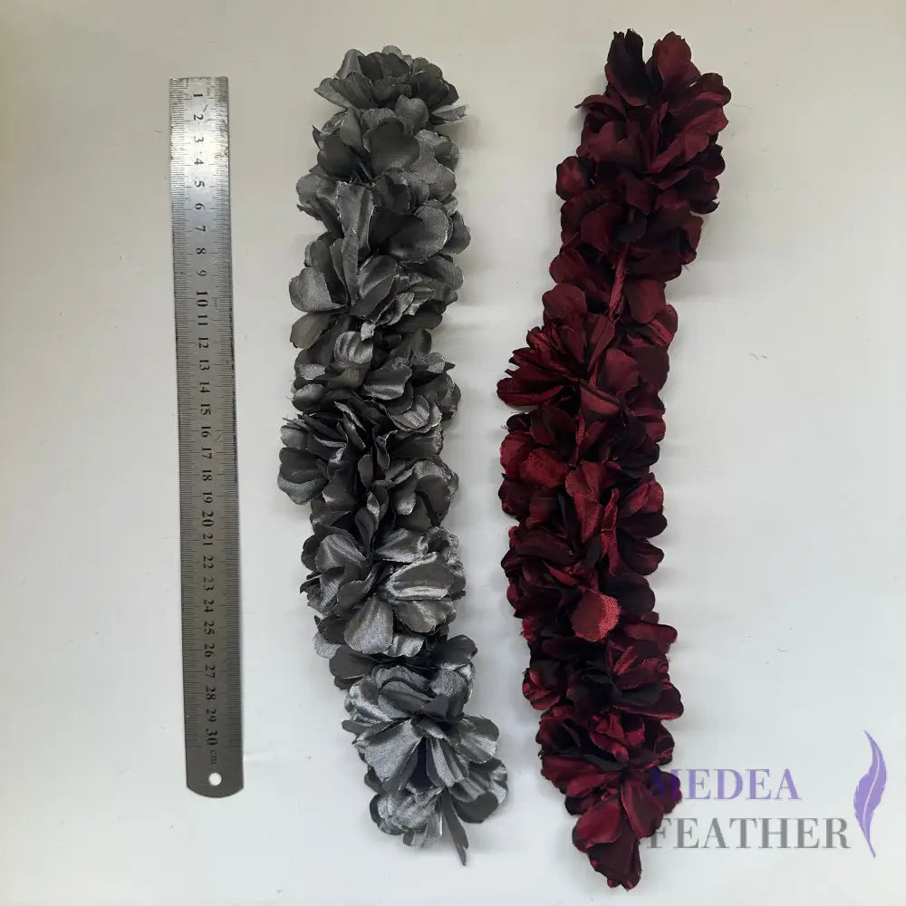 32cm Long Polyester Flower Mount For Headband SF09
