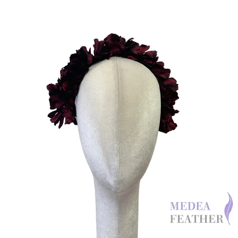 32cm Long Polyester Flower Mount For Headband SF09