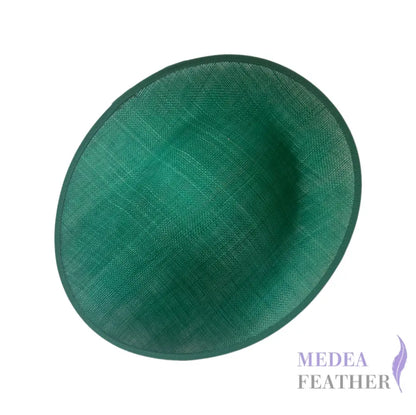 32cm Sinamay Sweep Hat Base - #055 Green