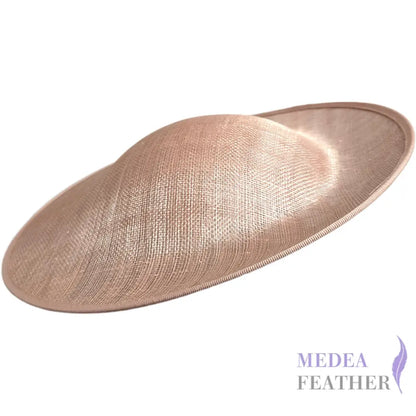 32cm Sinamay Sweep Hat Base Blush