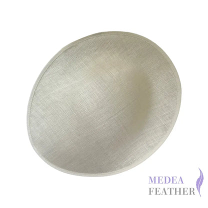 32cm Sinamay Sweep Hat Base - Ivory
