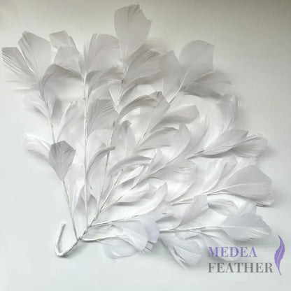 35cm Extra Large Goose Feather Tree Mount DS250901 - #02 white