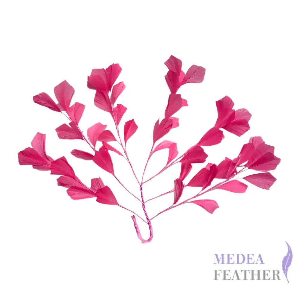 35cm Extra Large Goose Feather Tree Mount DS250901 #101 fandango pink