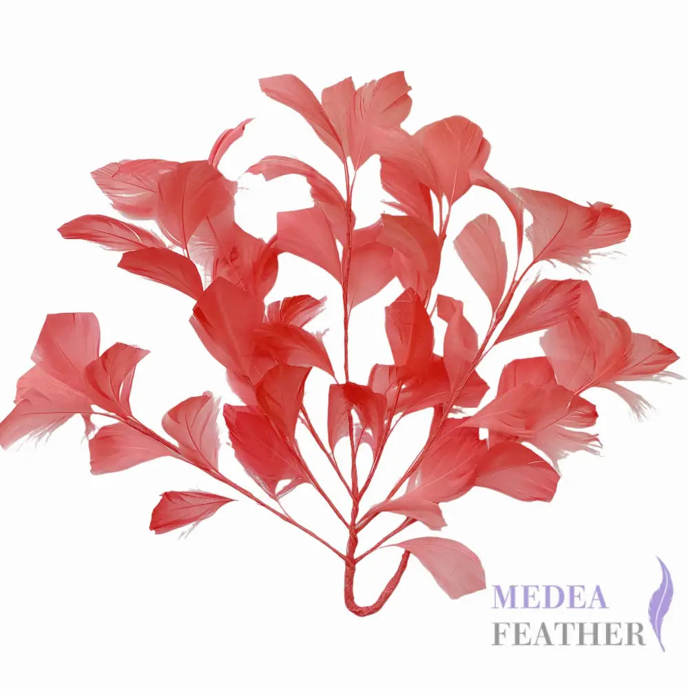 35cm Extra Large Goose Feather Tree Mount DS250901 - #27coral pink