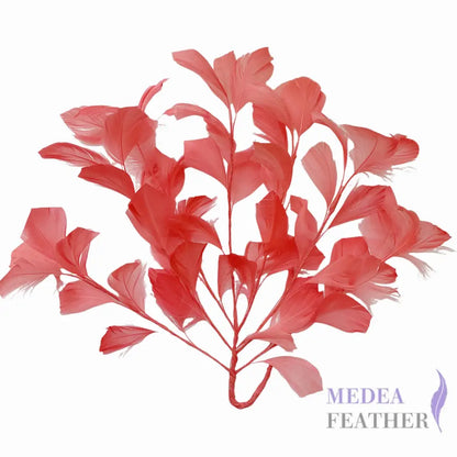 35cm Extra Large Goose Feather Tree Mount DS250901 - #27coral pink