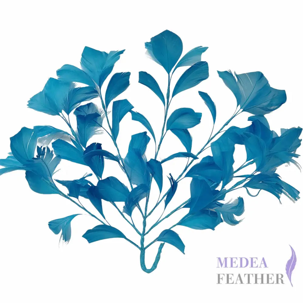 35cm Extra Large Goose Feather Tree Mount DS250901 - #41dark turquiose