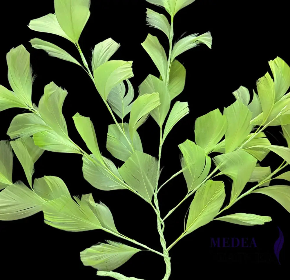 35cm Extra Large Goose Feather Tree Mount DS250901 Neon green