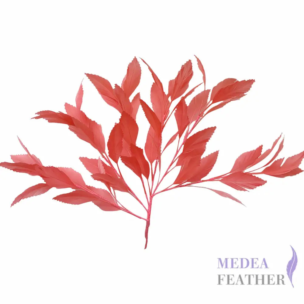 35cm Extra Large Zigzag Goose Feather Tree Mount DS25050K - #27coral pink