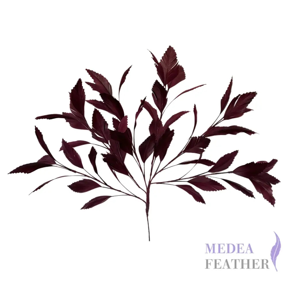 35cm Extra Large Zigzag Goose Feather Tree Mount DS25050K #33 purple potion
