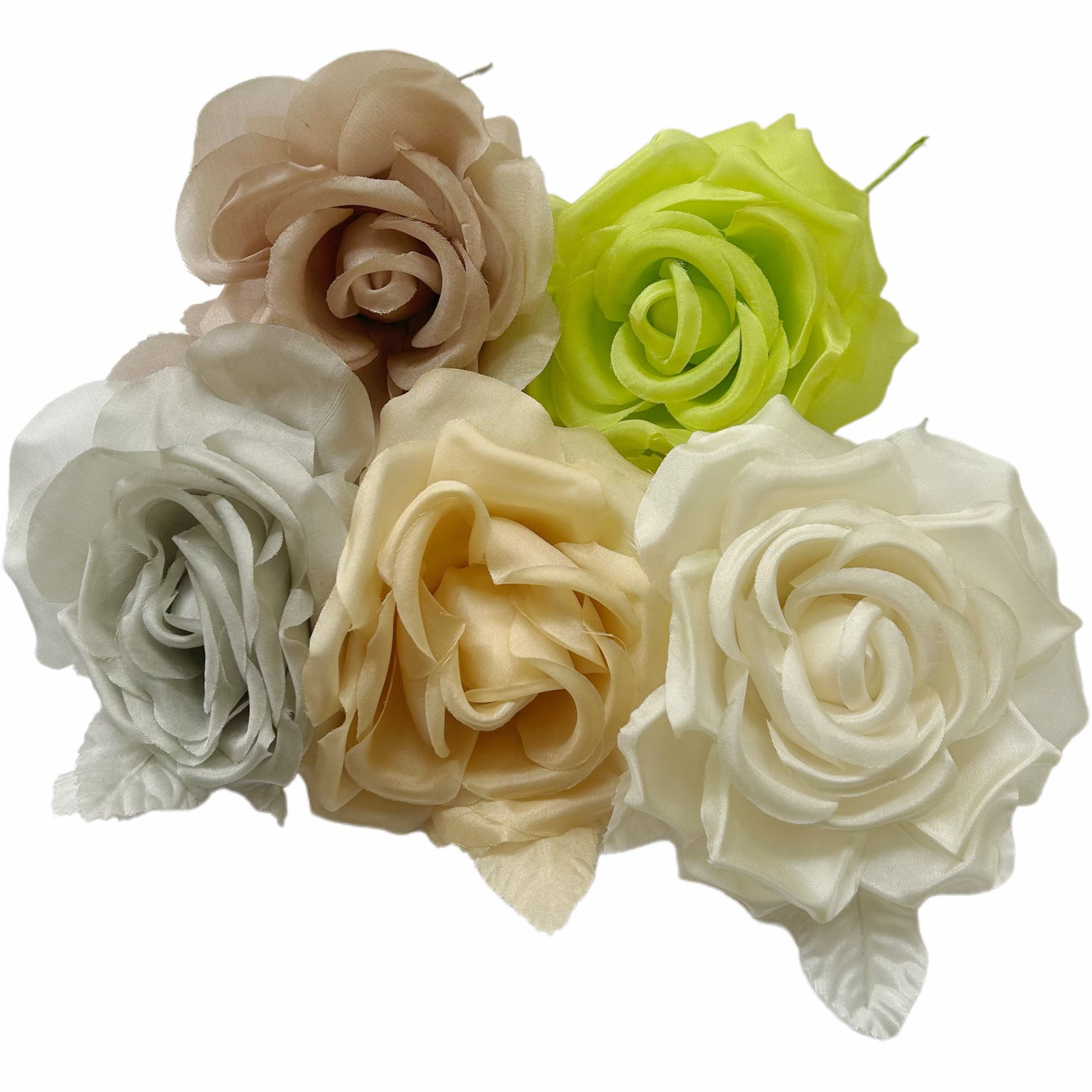 Lucky Dip Multi-colour 12cm wide silk flower-Pack of 3