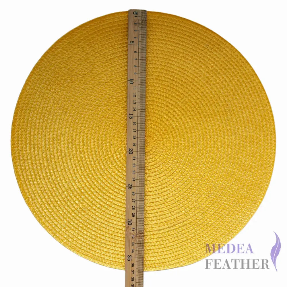37cm Round Straw Braid Base for Millinery & Hat Making