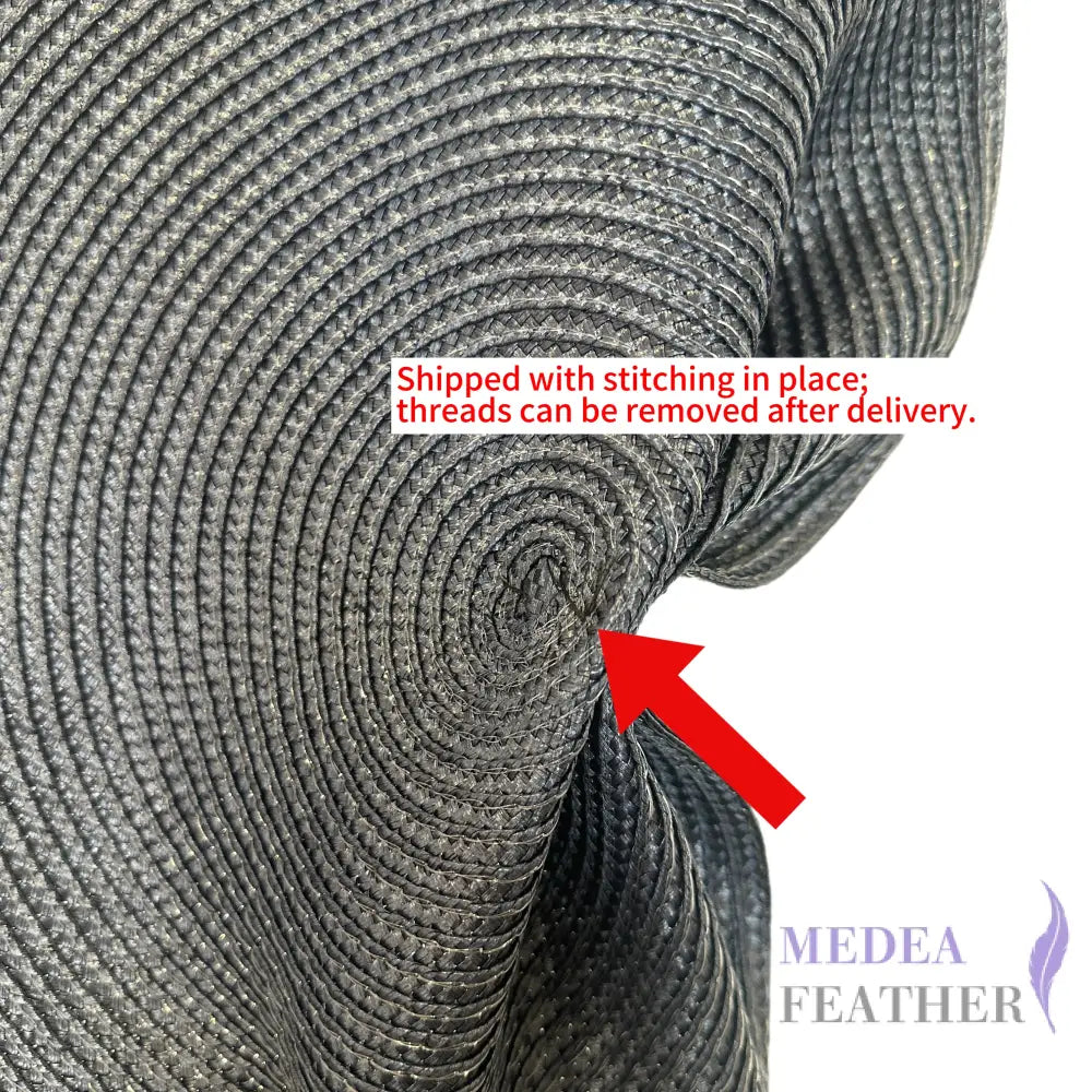 37cm Round Straw Braid Base for Millinery & Hat Making
