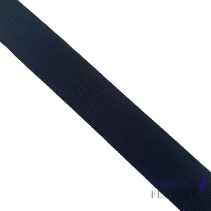 38mm Rayon Petersham Ribbon Navy / 1 meter