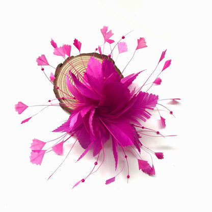 Handmade Feather Flower Mount DS250610
