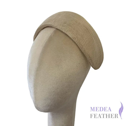 3D Halo Sinamay Hat Base HQ248 - #098 beige