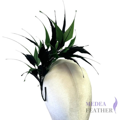 3D Wrapping Spiky Arrow Goose Feather Wired Hat Mount - DS2607