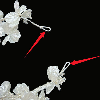 Handmade Shell Flower Headband Set 03