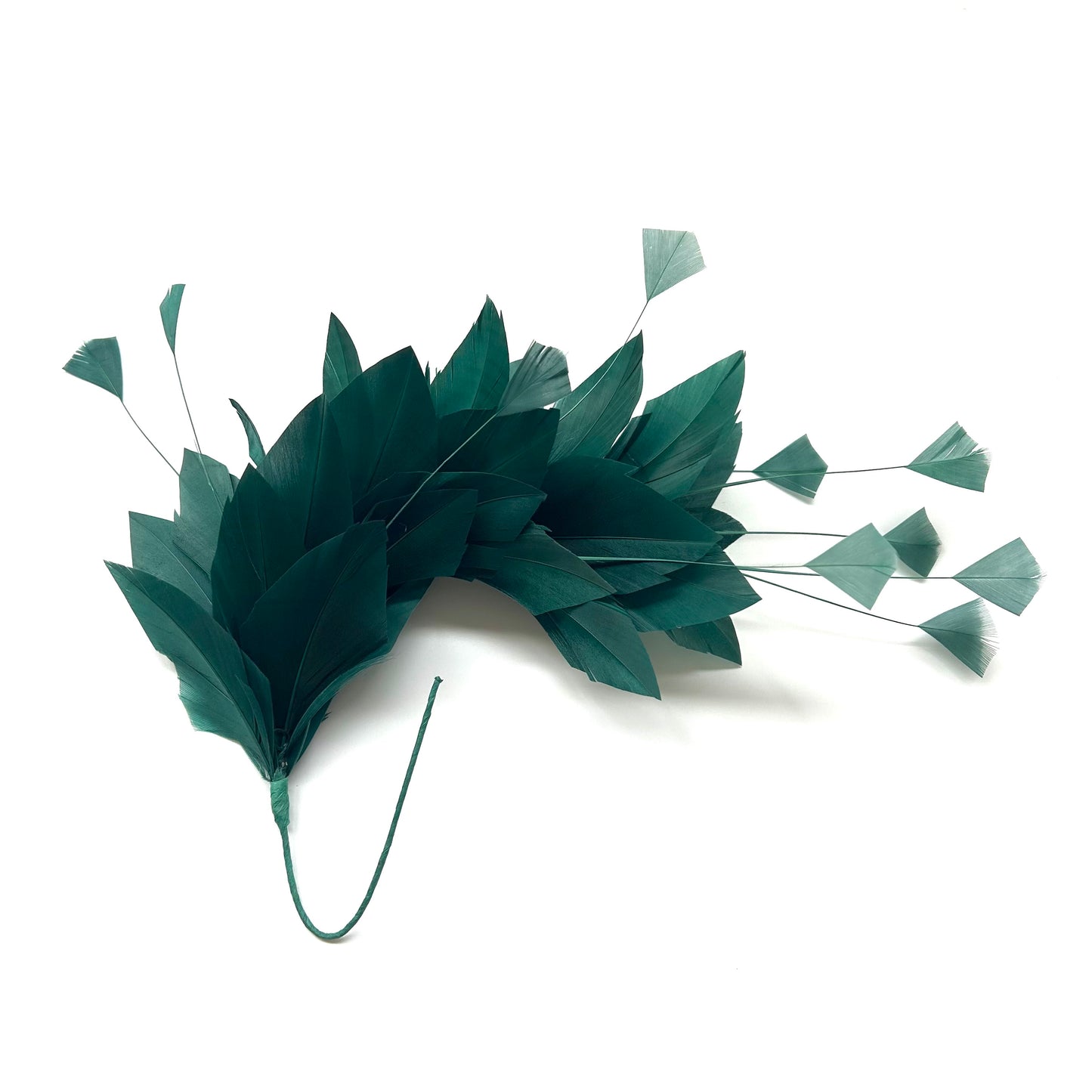 Diamond Coque & Goose Feather Flower Mount FM082