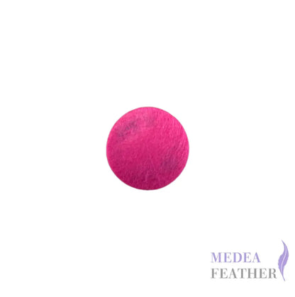 4cm Felt Pad with Elastic for Fascinator & Hat Making - #20 Barbie pink