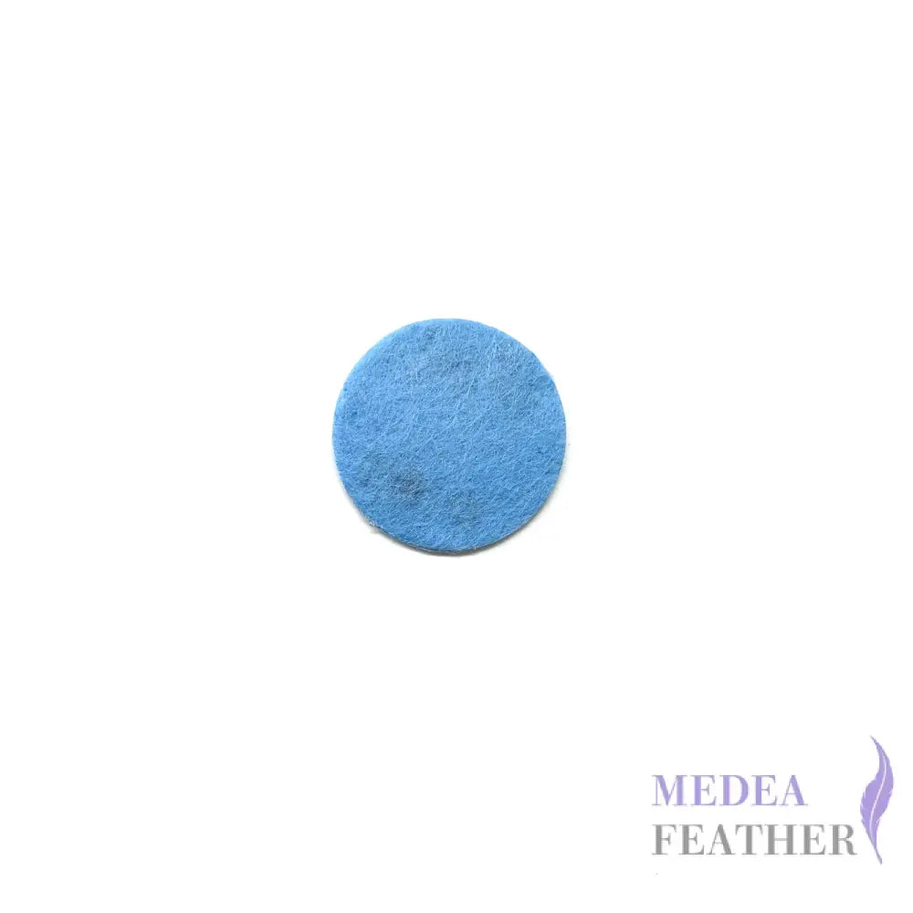 4cm Felt Pad with Elastic for Fascinator & Hat Making - Blue