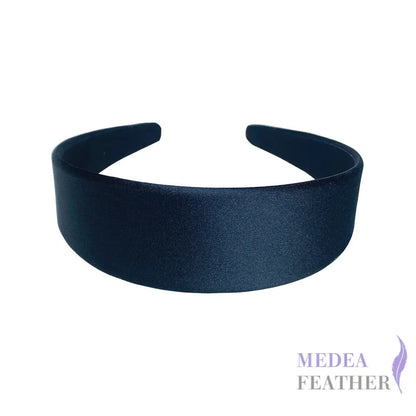 4cm Satin Headband - #1 black