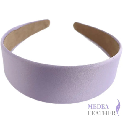 4cm Satin Headband - #19 light purple
