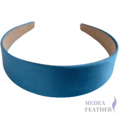 4cm Satin Headband - #5 Turq.