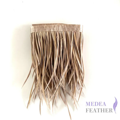 50cm Long Goose Biot Feather Trim FTGOOSE02 - #07 pink tint