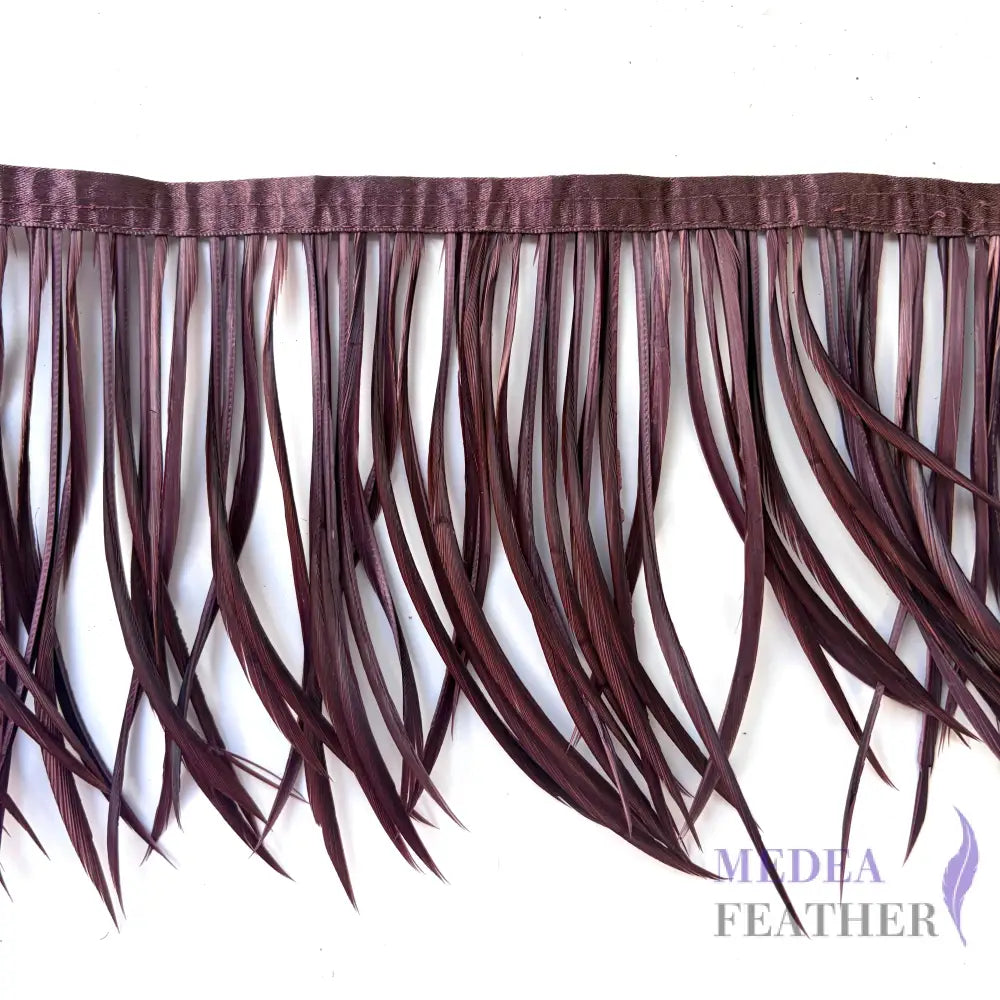 50cm Long Goose Biot Feather Trim FTGOOSE02 - #11 nostalgia rose