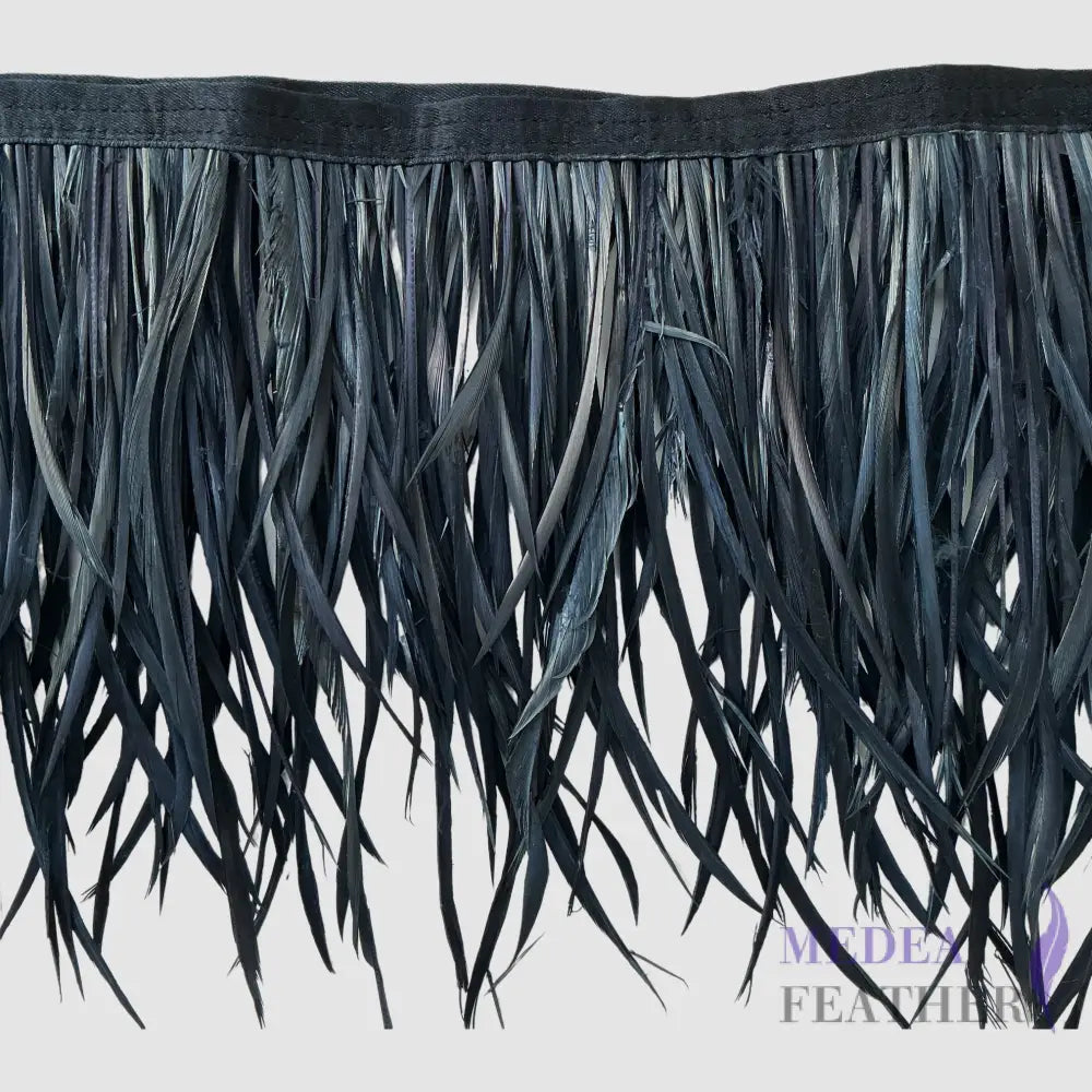 Goose Biot Feather Trim FTGOOSE02 - #65 navy / Half meter