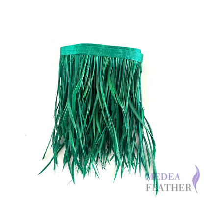 50cm Long Goose Biot Feather Trim FTGOOSE02 - #72 green