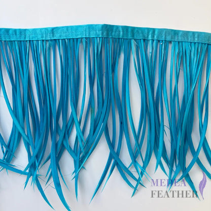 50cm Long Goose Biot Feather Trim FTGOOSE02 - #78 turquoise