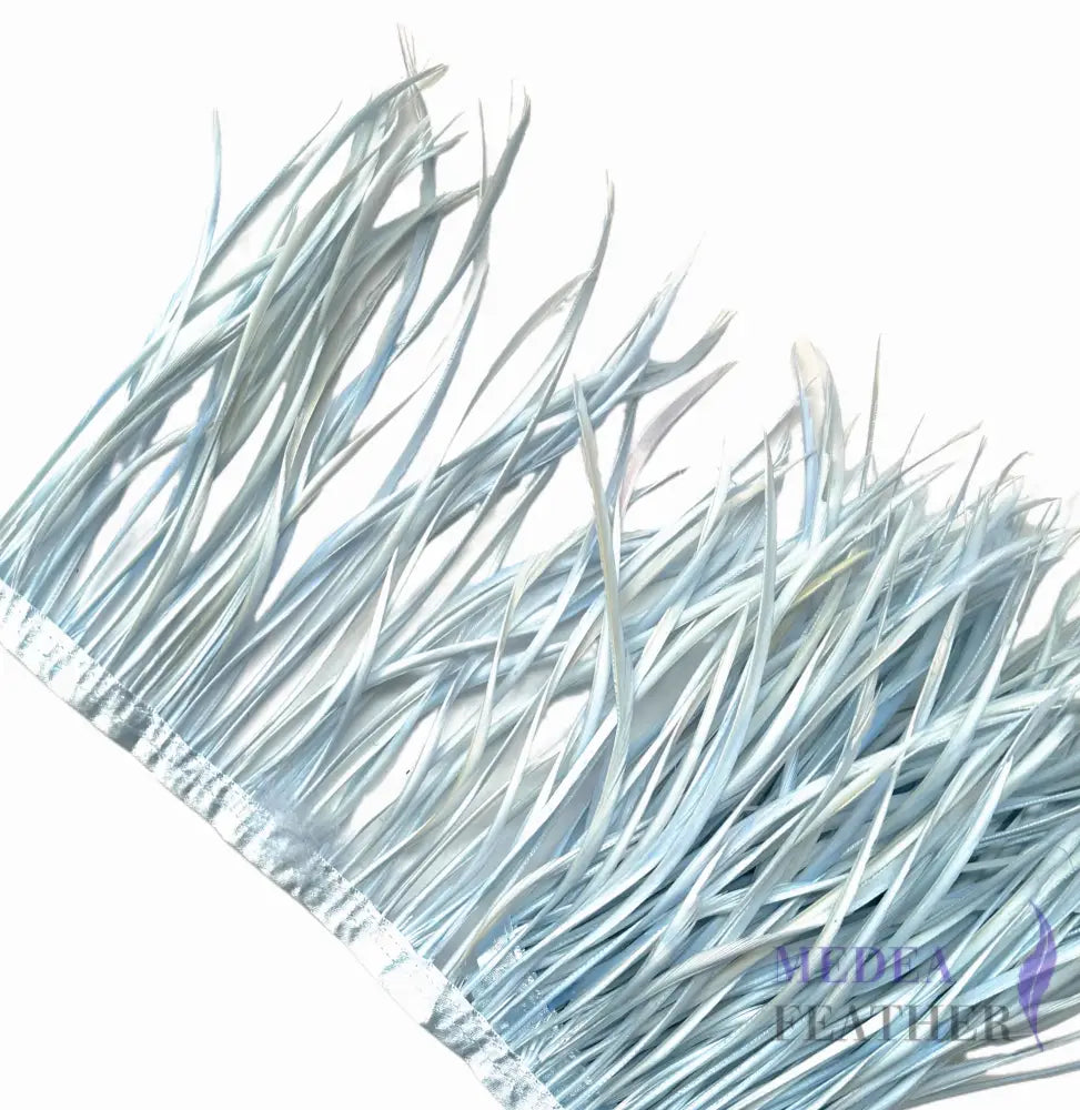 Goose Biot Feather Trim FTGOOSE02 - #80 baby blue / Half meter