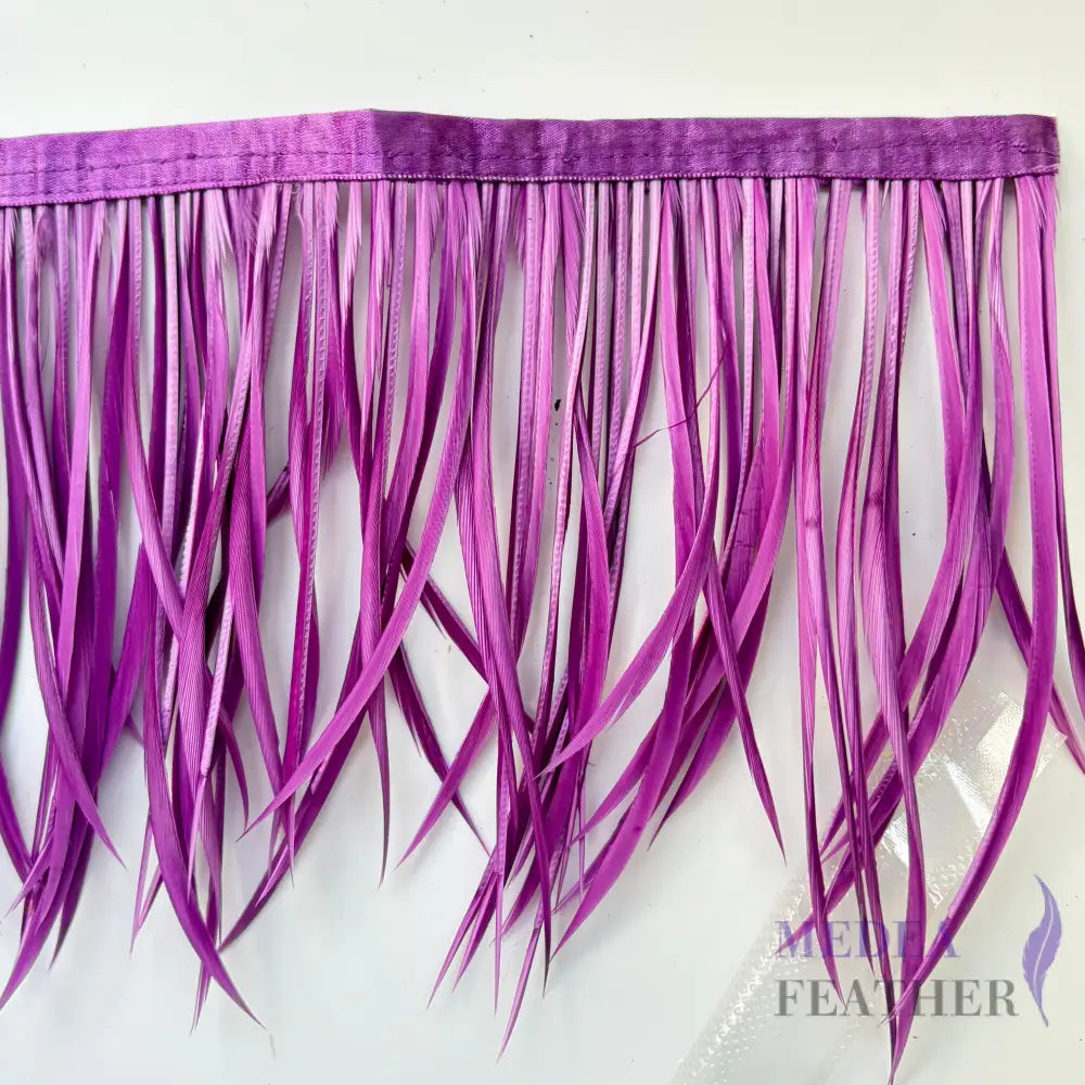 50cm Long Goose Biot Feather Trim FTGOOSE02 - #95 violet